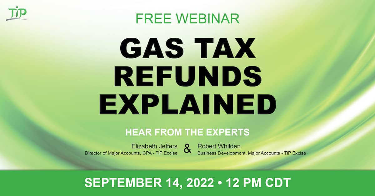 Webinar Banner Gas Tax Refunds Explained